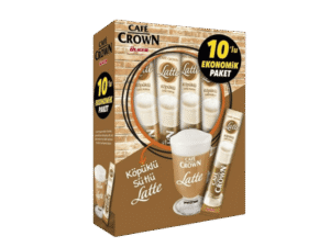 Ülker Cafe Crown Latte – Café Latte Instantané (10 Sachets)