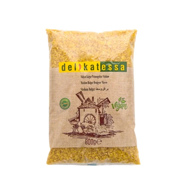 Boulgour Moyen Delikatessa 800 g – Vegan & Authentique – Image 1
