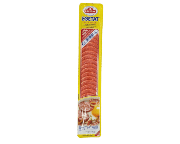 Sucuk Tranché Egetat Egetürk – Charcuterie Halal Turque – 200g – Image 1