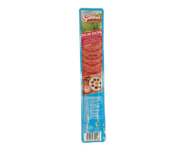 Sucuk Tranché Sohbet – Saucisson Turc Halal – 200g – Image 1